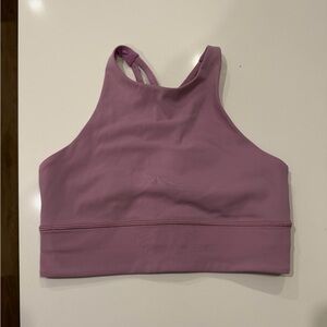 Lululemon Purple High-Neck Sports Bra